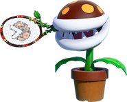 Fire Piranha Plant in Mario Tennis Aces.