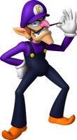 Waluigi (thought to be the canon nephew of Mario's Original Parents)