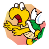 Sticker Koopa Paratroopa (green) - Mario Party Superstars