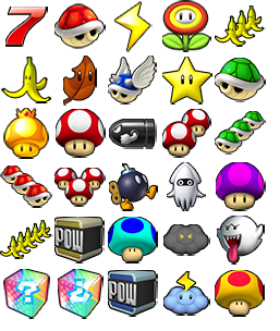 3DS - Koopa Kart 7 - Items
