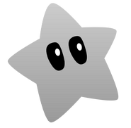 A Silver Star from Super Mario Galaxy Odyssey