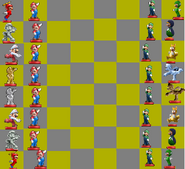 Amiibo Chess Speacial Mario Edition Board