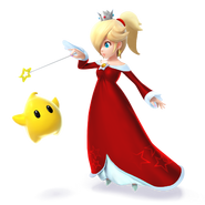 Fire Rosalina as an alternate costume in Super Smash Bros. 4.