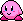 Kirby. This sprite was also used in Kirby's Dreamland U