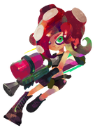 An Octoling without its visor