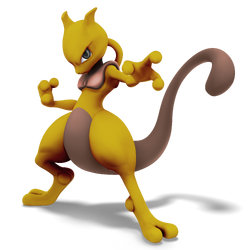 Dr. Lava on X: Banished to Smash: Shiny Mewtwo was originally yellow, but  later got changed to green. Yellow Mewtwo no longer exists in the Pokemon  series, but there's still one place