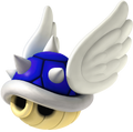 A Blue Spiky Koopa Shell (not a Blue Spiny Shell)