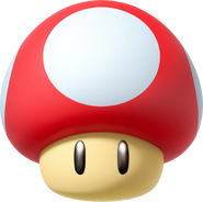 Mushroom - Grants the player a speed boost.