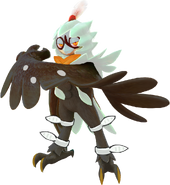 Decidueye: Xurkitree costume Artwork made by Gabriel "Silver" Moreira