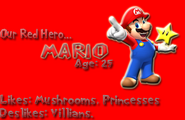 Mario's Character Card