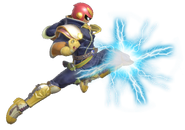 0.9.Captain Falcon using the Knee of Justice