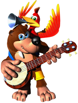 Banjo and Kazooie play Guitar Hero by anime_dragon_tamer - Fanart