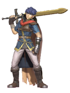 1.2.Path of Radiance Ike with his sword on his shoulder