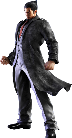 I made a transparent image of a Kazuya Mishima render from Tekken 1 (1994)  because he looked pretty cool. : r/Tekken