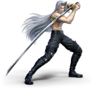 SSBU Sephiroth (shirtless)