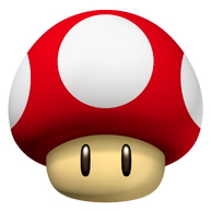 This Mushroom turns you into Super Mario! Break blocks and take a hit with this!