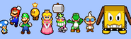 Mario, Luigi, and the available sidekicks