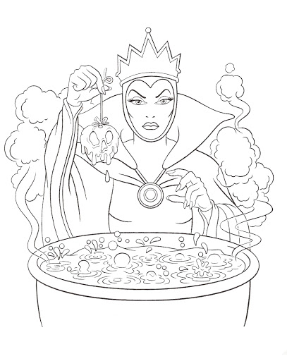 Evil mermaid coloring pages