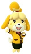Isabelle in Animal Crossing: amiibo Festival