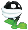 An Inky Piranha Plant from Super Mario 3D Land