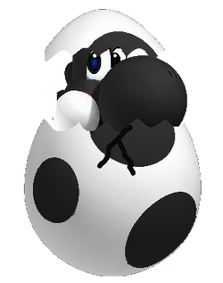 Yoshi Egg Black And White, png, transparent png