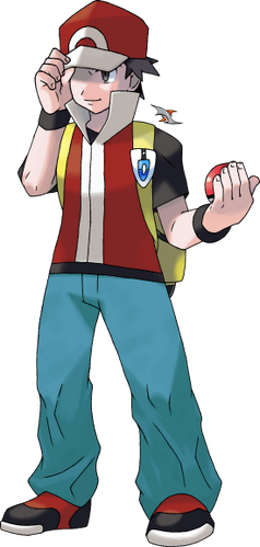 Pokemon Trainer Red Png - Red Pokemon Trainer Png, Transparent Png