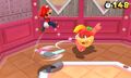 Mario battling Pom Pom