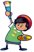 Adeleine, known as "Ado" in Kirby's Dream Land 3