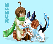 Nanuk and Kenai by TechnoTigzon (t∣b∣c)