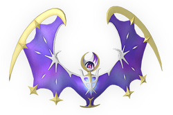 Pokemon Clipart Lunala - Ultra Lunala - Free Transparent PNG