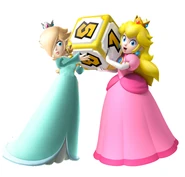 Rosalina and Peach.