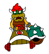 Bowser driving Standard Kart