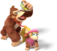 Donkey Kong and Dixie Kong - Donkey Kong Country Tropical Freeze