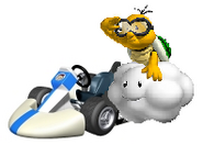 Lakitu next to his Kart