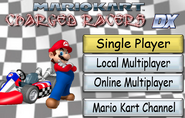 The title screen.