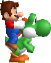 Mario and Yoshi Sprite