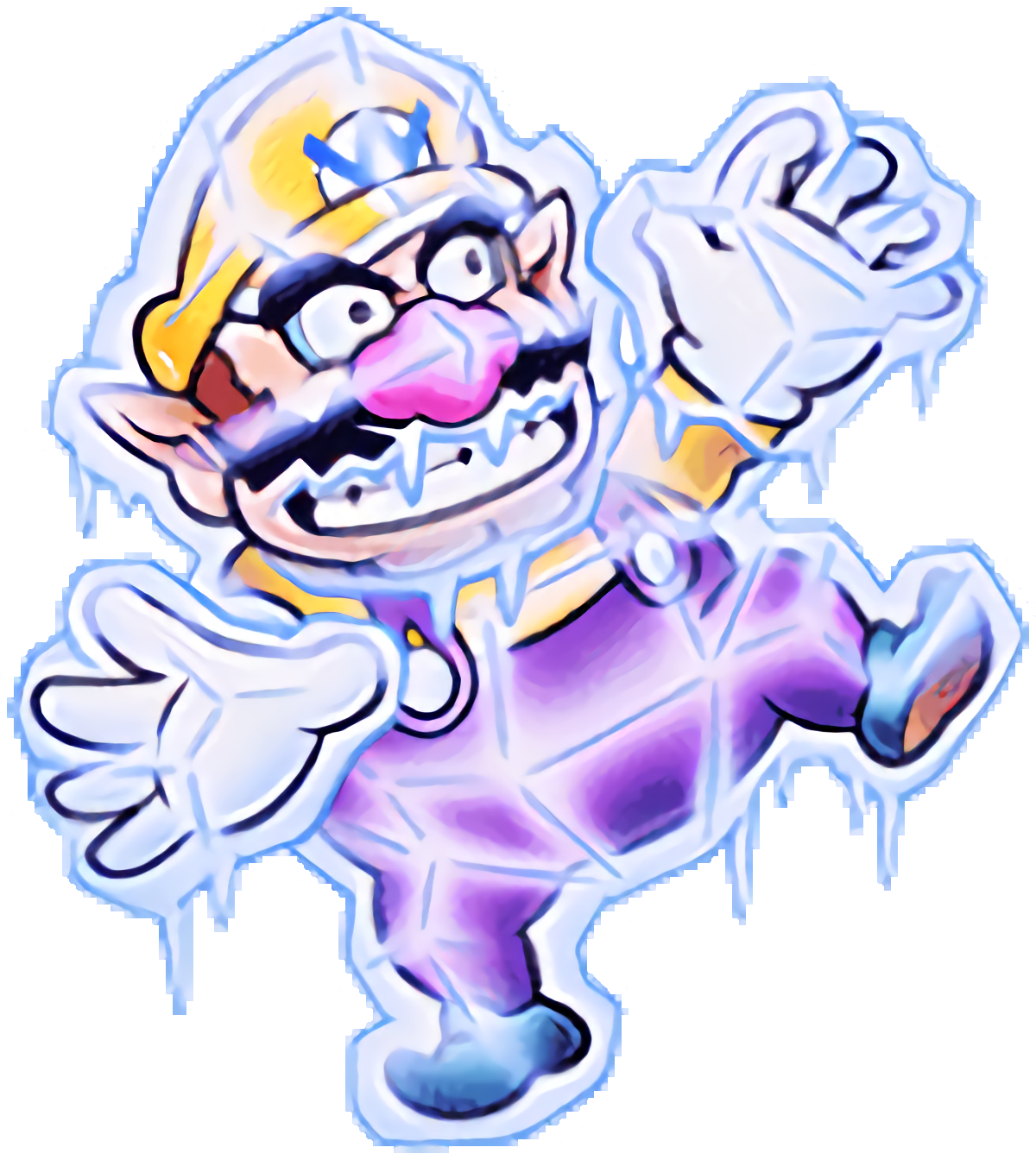 Frozen Wario - Super Mario Wiki, the Mario encyclopedia