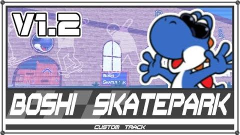 -MKWii-_Custom_Track_-_Boshi_Skatepark_(v1.2,_Dolphin)