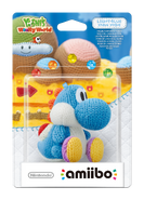 Light Blue Yarn Yoshi amiibo Box