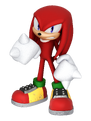 Knuckles is always ready for battle!