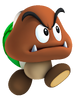 Koomba, a member of the Goomba species who has a Green Koopa Shell his.