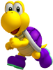 Purple-shelled Koopa Troopa.