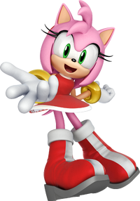 Amy Rose Sonic Png, Transparent Png - 1000x1418 PNG 