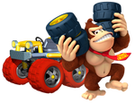 Donkey Kong with his Bolt Buggy (Cruiser)