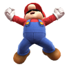 Mario One Piece pose