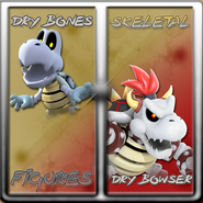 Skeletal Figures (Dry Bones & Bowser)