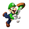 Luigi getting some equipment.