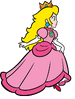 Peach Running (2D)