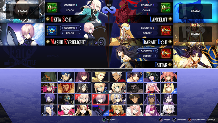 My concept for a new Fate fighting game roster : r/fatestaynight