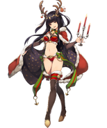 Tharja (Winter's Envoy) art from Fire Emblem Heroes (Portrait)